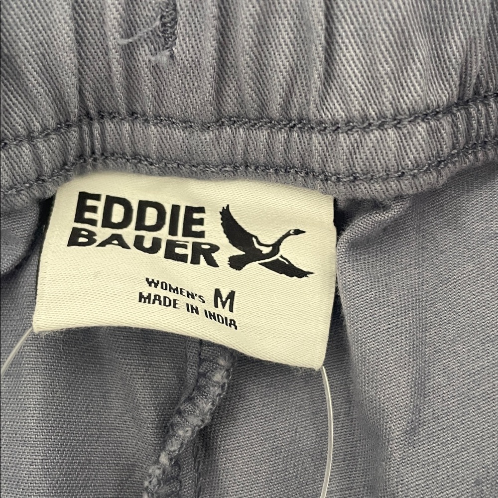 Eddie Bauer Washed Cotton Women's Drawstring Shorts - Picture 2 of 5